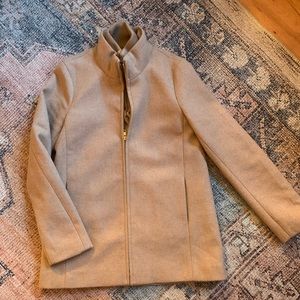 J crew city coat. Tan. Size 2